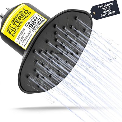Filtered Showerhead - Matte Black