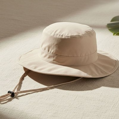Ice Pack Cooling Sun Hat - Khaki