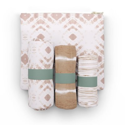 Reusable Tote Bags, Combo Pack (Set of 3) - Natural