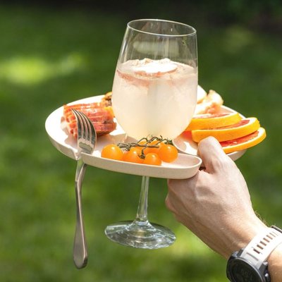 Eco Party Plate (Set of 2) - Sand & Mint