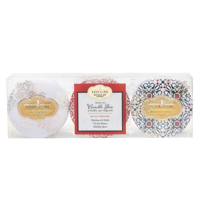 4-Ounce Holiday Tin Candle Gift