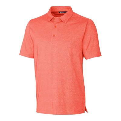 Forge Heathered Stretch Polo - College Orange Heather