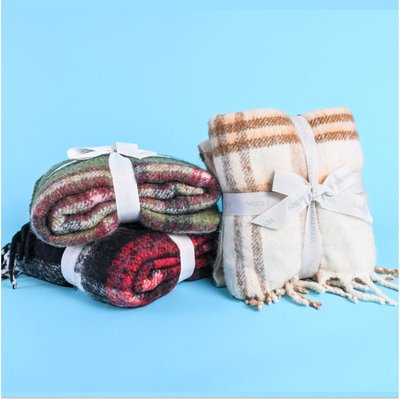Woven Throw Blanket - Assorted Colors