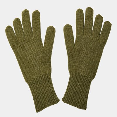 Cashmere Gloves - Moss Green