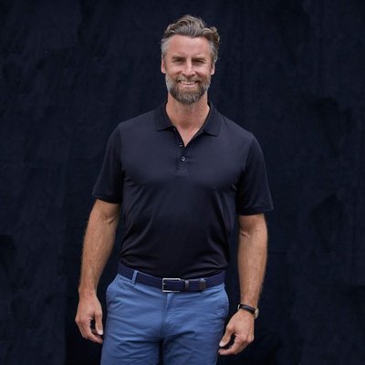 Forge Stretch Polo - Liberty Navy