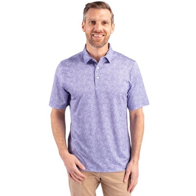 Pike Constellation Print Stretch Polo - Hyacinth Lavender