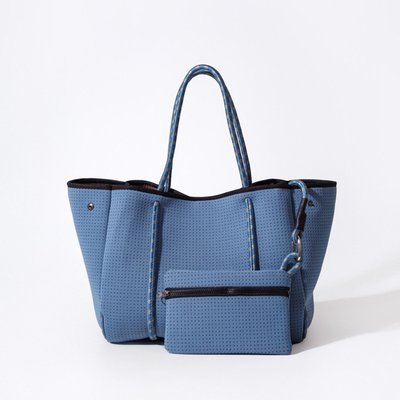 Tote with Pouch - Stormy Blue