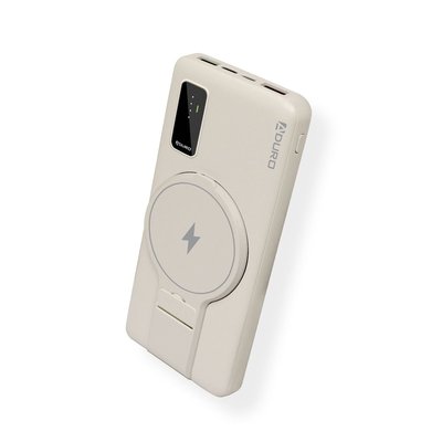 Wireless Charging Battery & Stand - Oatmeal