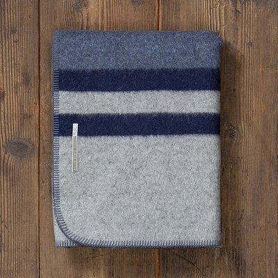 Field Blanket - Denim Blue/Light Grey/Navy