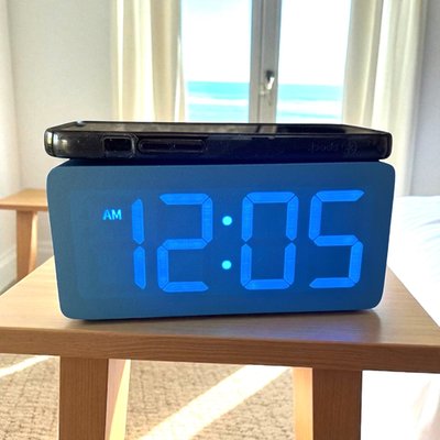 Charger/Clock - Blue