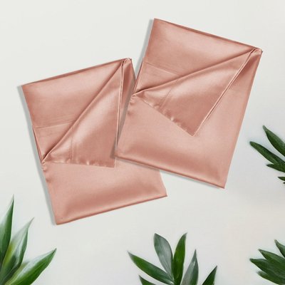 Satin Pillowcase (4 Pack) - Soft Rose