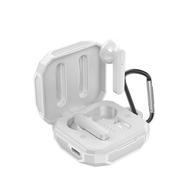 Solar Wireless Earbuds - White