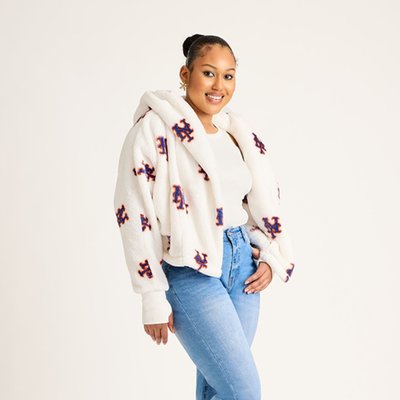 Cropped Lounger Lite - White/Mets