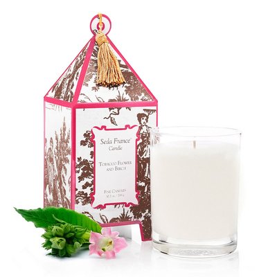 Pagoda Candle - Tobacco Flower and Birch
