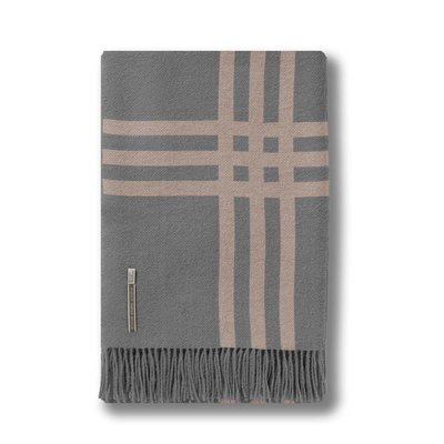 Boulder Throw - Light Grey/Light Taupe