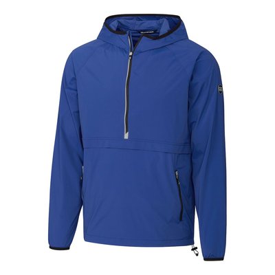 Breaker Half Zip Popover Jacket - Tour Blue