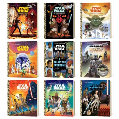Little Golden Hardcover Book Set of 9 - Star Wars