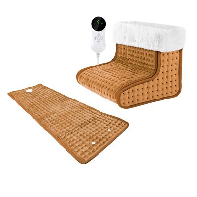 Foot Warmer/Heating Pad - Brown