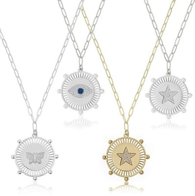 Medallion Necklace - 4 Style Options
