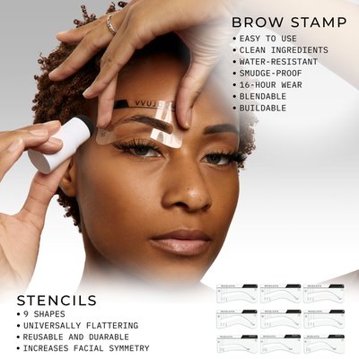 The Brow Stamp Kit - Dark Brown