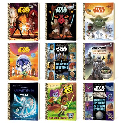 Little Golden Hardcover Book Set of 9 - Star Wars