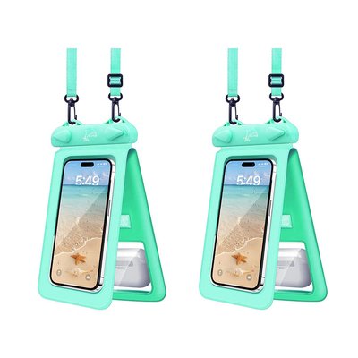 Waterproof Transparent Pouches - Teal
