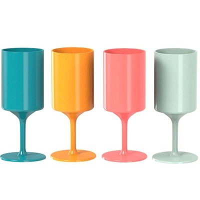 Eco Party Cup Outdoor Wine Glass (Set of 4) - Multi