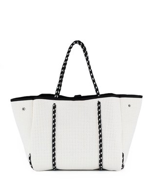 Tote with Pouch - Basic White