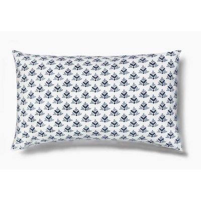 Rectangle Pillow Cover - Blue Geo Pattern