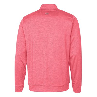 Stealth Heathered Quarter Zip Pullover - Cardinal Red