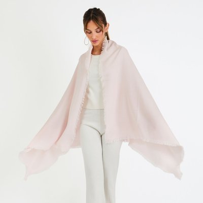 Cashmere Wrap Scarf - Blush