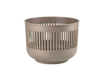 UME Small Laundry Basket with Lid - Taupe
