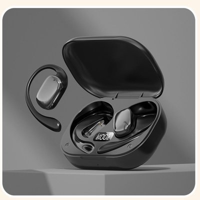 Over-Ear Bluetooth Earbuds - Black