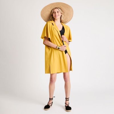 Cover-Up Shirt Dress - Sunflower