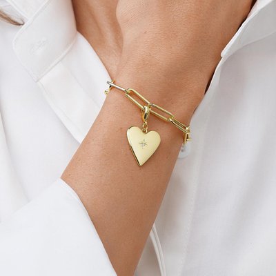 Heart Charm Bracelet