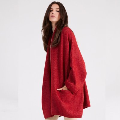 BO - Cashmere Cocoon Cardigan - Cranberry