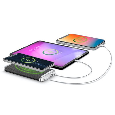 Leather Wireless Power Bank - Leopard