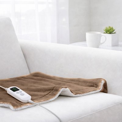 Heated Blanket - Camel