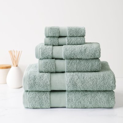 Turkish Towel Set (6 Pieces) - Eucalyptus