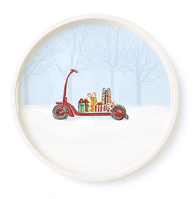 Round Serving Tray - Scooter