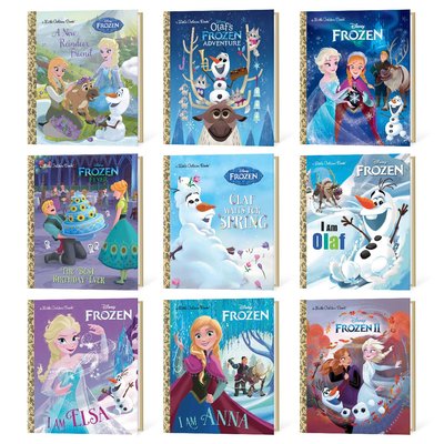 Little Golden Hardcover Book Set of 9 - Disney Frozen