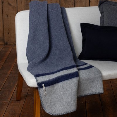 Field Blanket - Denim Blue/Light Grey/Navy