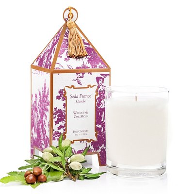 Pagoda Candle - Walnut and Oak Moss