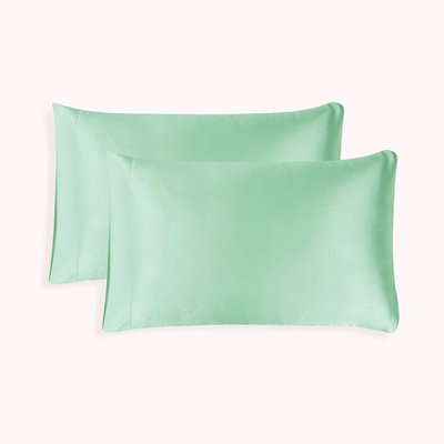 Satin Pillowcase (2 Pack) - Light Green