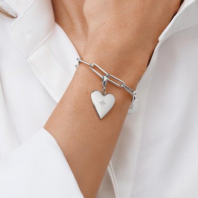 Heart Charm Bracelet
