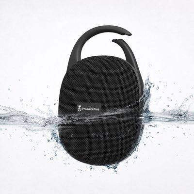 Waterproof Clip-On Speaker - Black
