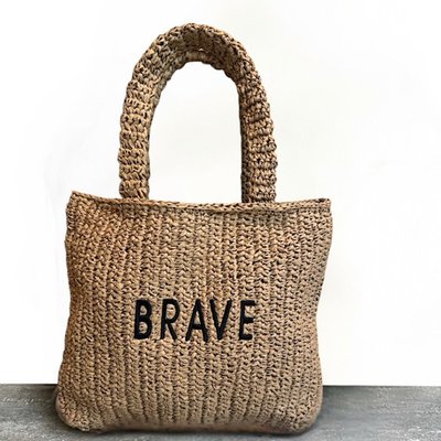Crochet Tote - Brave - Natural