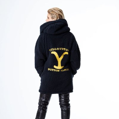 Yellowstone Sherpa Lounger Jacket - Black