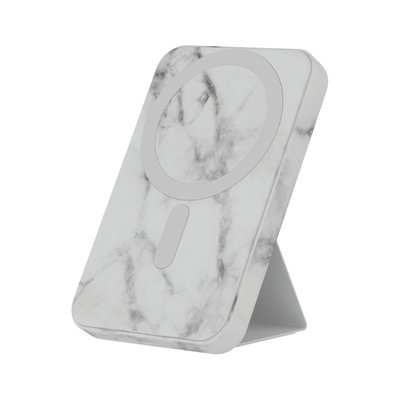 Magnetic Wireless Power Bank - Marble