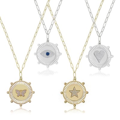 Medallion Necklace - 4 Style Options